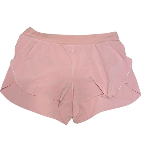 (XS) Lululemon Fast and Free High-Rise Classic-Fit Split Short 3" Pink Haze - Picture 7 of 8